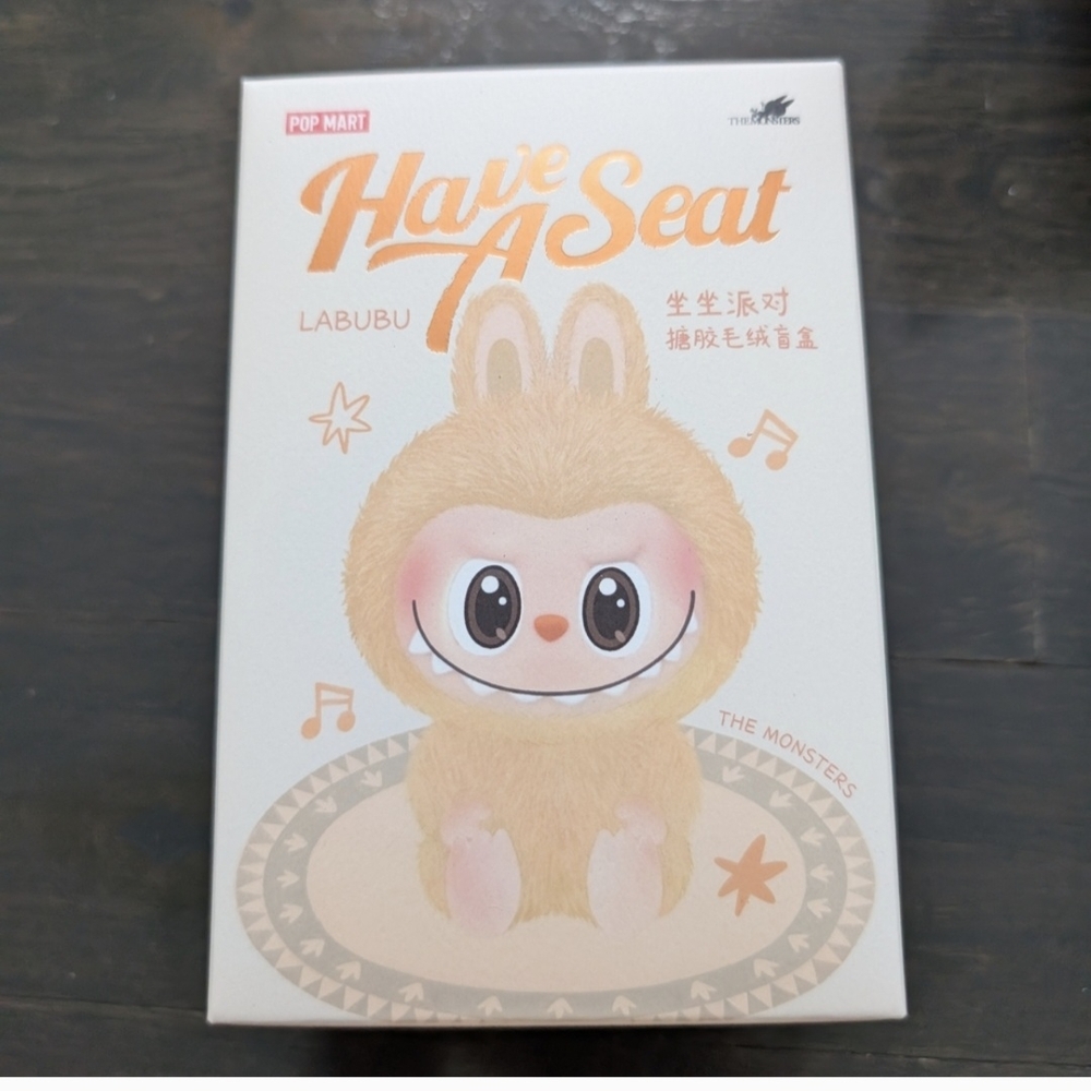 Pop Mart Labubu Stuffed Animal - Cream